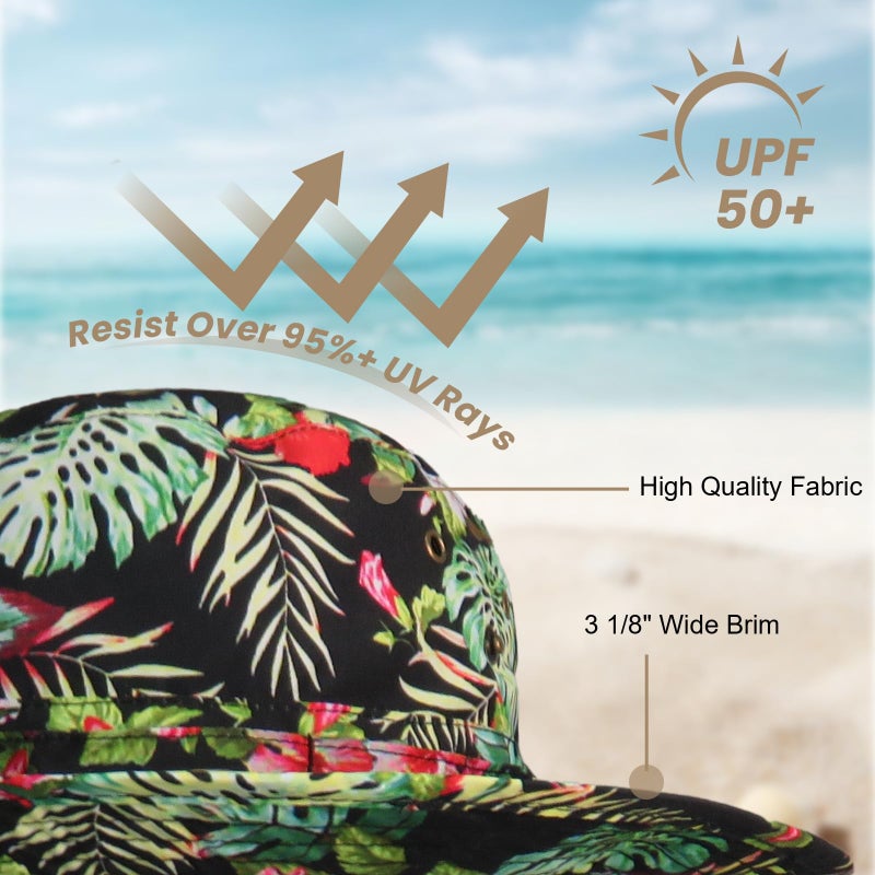 Phaiy Bucket Hat Wide Brim UV Protection Sun Hat Boonie Hats Fishing Hiking Safari Outdoor Hats for Men and Women - Image 2